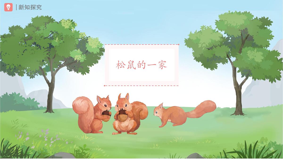 人教版2024音乐一年级下册第一单元 爱的摇篮游戏乐翻天 小松鼠藏果实(简谱)课件第3页