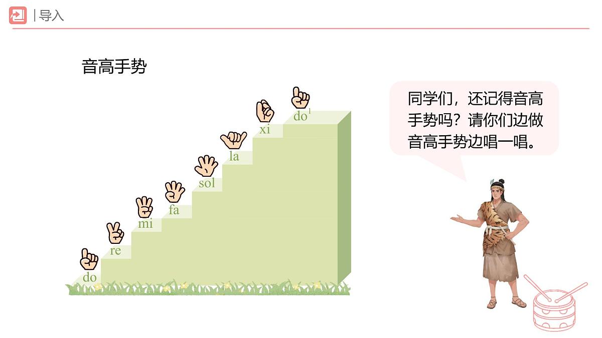 新人教版小学音乐一下第四单元《唱唱名,手弹琴》课件第5页