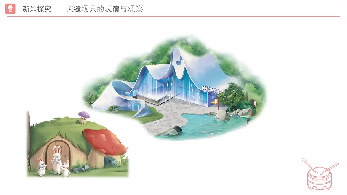 新人教版音乐一下第八单元《小小音乐剧 两只老虎与小兔乖乖(三)》课件第2页