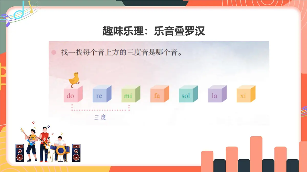 人教版小学音乐三年级上册第一单元《飞来的花瓣》《乐音叠罗汉》教学课件第6页