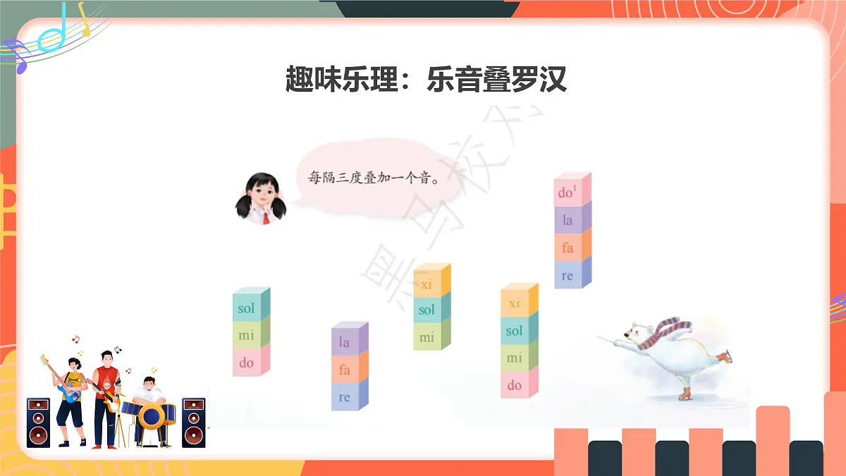 人教版小学音乐三年级上册第一单元《飞来的花瓣》《乐音叠罗汉》教学课件第7页