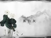 苏少版 四年级美术上册 10.黑  白  灰 课件