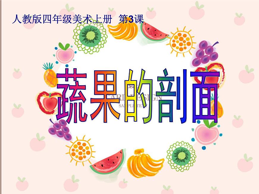 第3課 蔬果的剖面(4)(課件)美術(shù)四年級上冊-人教版第3頁
