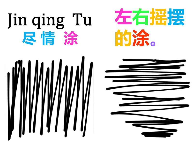 湘美版 美术一年级上册 2.绕绕涂涂 课件第7页