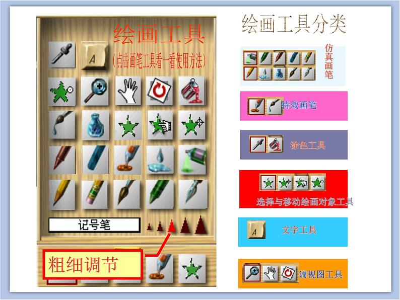 浙美版六年级下册美术4《奇妙的新画笔》课件07