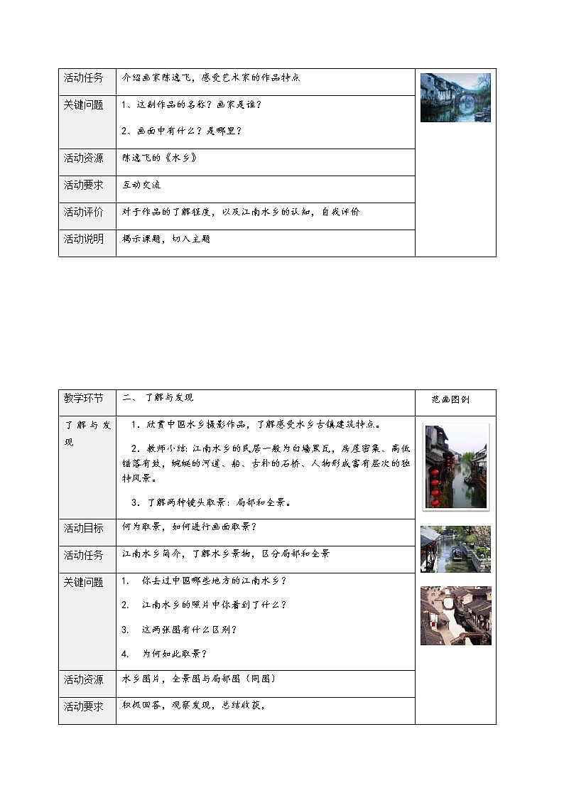 沪教版美术五下1.1有层次的风景 优质教案第2页