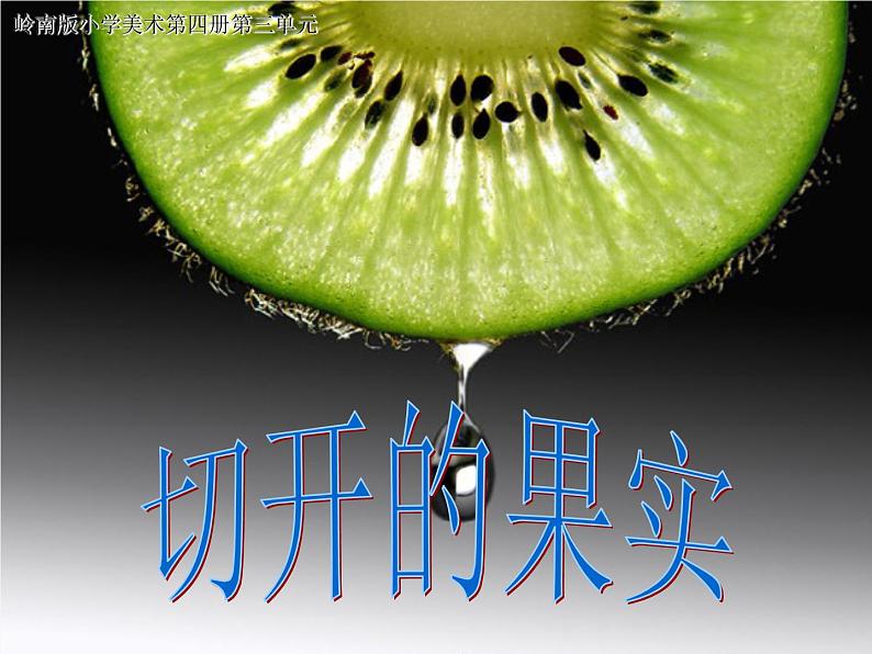 二年级美术下册第7课切开的果实课件2岭南版第7页
