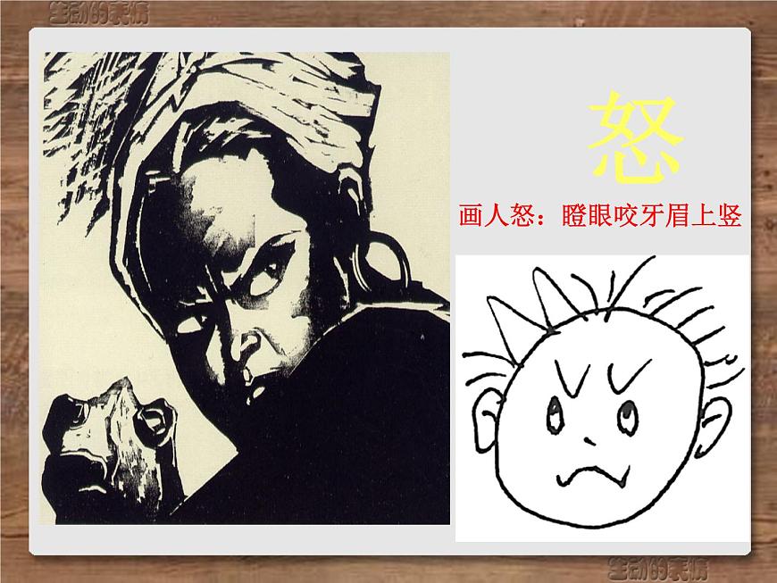 小學(xué)三年級(jí)下冊美術(shù)課件-第5課生動(dòng)的表情-浙美版(21張)ppt課件第4頁