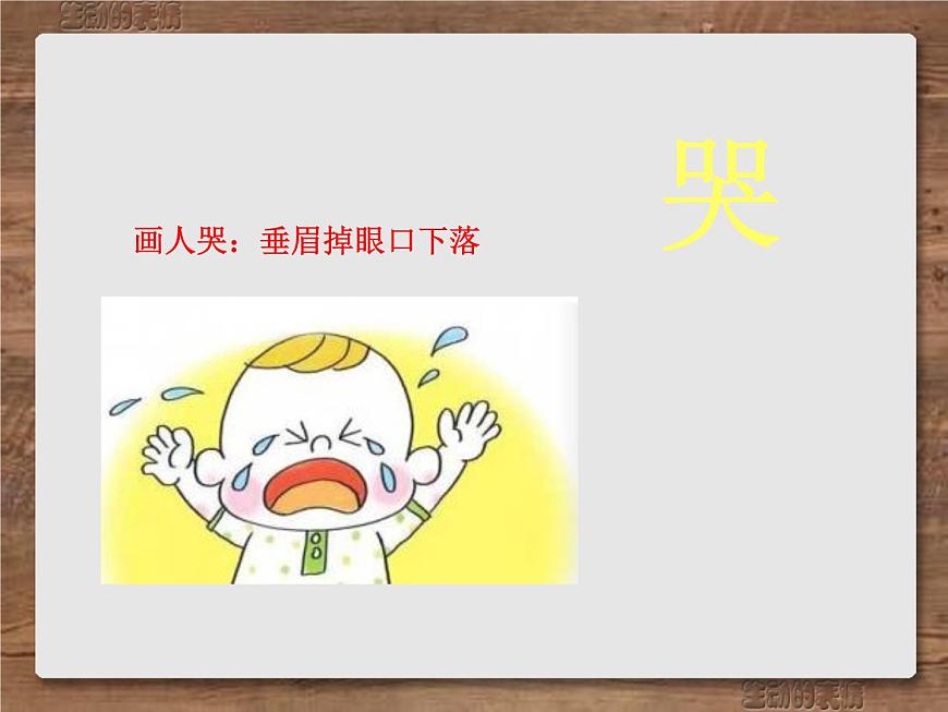 小學(xué)三年級(jí)下冊美術(shù)課件-第5課生動(dòng)的表情-浙美版(21張)ppt課件第6頁