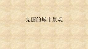 赣美版六年级上册美好的家乡第6课 亮丽的城市风景图片ppt课件