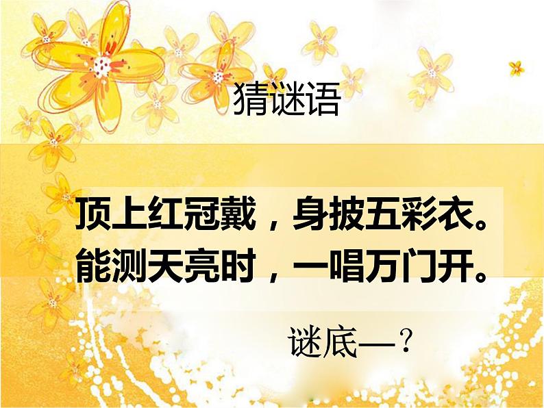 2022年小学 / 美术 / 冀美版 / 四年级上册 / 6. 大花鸡(40张)ppt(1)课件01