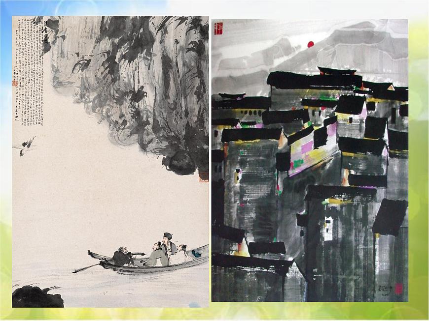 小學(xué) 美術(shù) 蘇少版 三年級(jí)下冊(cè) 17 水墨情趣課件第8頁