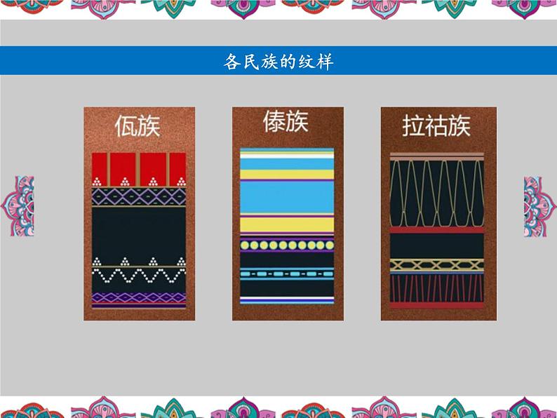 五年级上册美术课件-第9课 适合纹样-多彩的民族纹样|辽海版(15张PPT)05