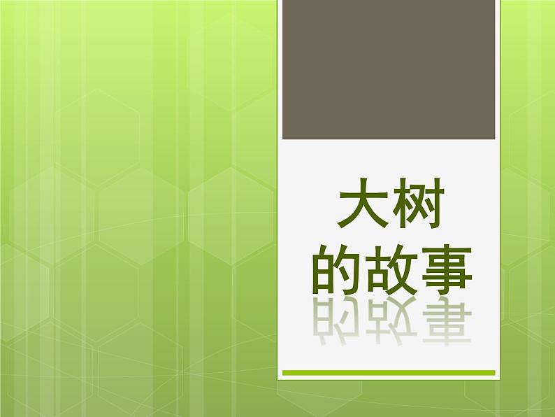 《大树的故事》课件3第1页