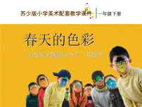 小学美术苏少版一年级下册6 春天的色彩课文配套ppt课件