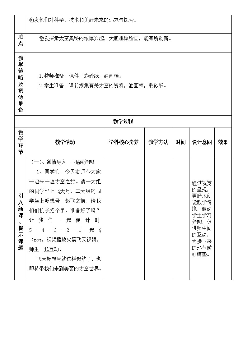 “双减”湘美版五年级美术下册7.飞天畅想第1课时精品教案第2页