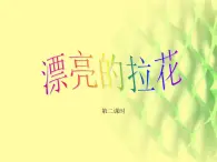 美术一年级下浙美版－第10课《漂亮的拉花》 课件