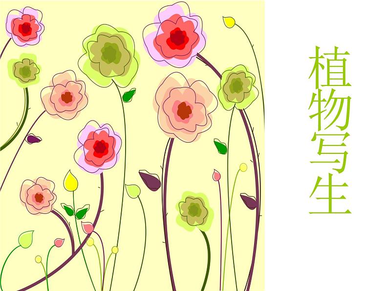五年级下册美术课件-11植物写生 |浙美版(2014秋)第3页