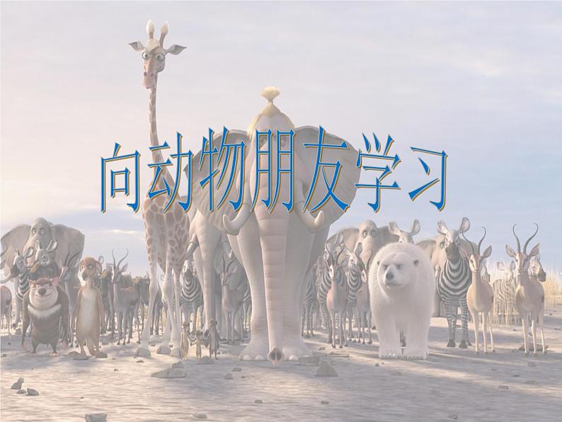 六年级下册美术课件-6.向动物朋友学习|苏少版第1页
