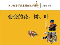 二年级下册美术课件－13.会变的花、树、叶｜苏少版