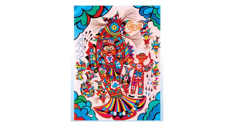 人美版四年级美术下册 15.学画农民画 课件06