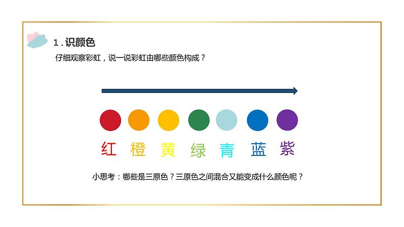 小学美术 一年级《七彩虹》微课ppt 课件第4页