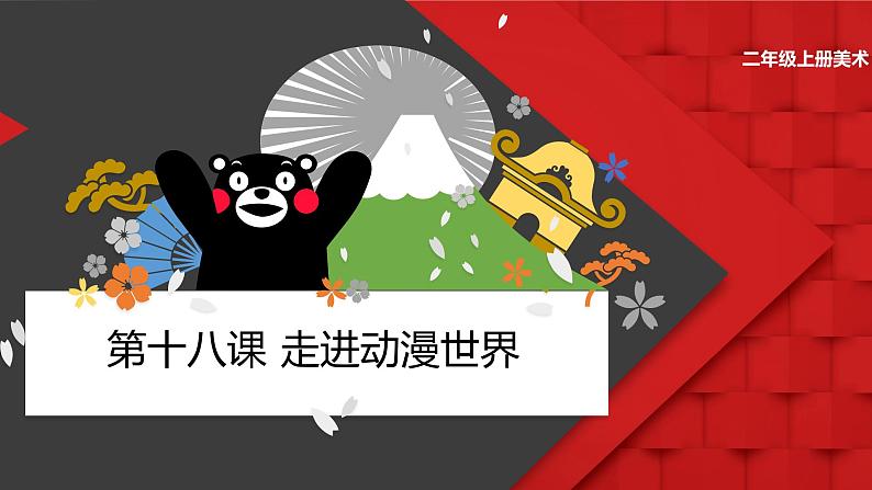 人美版(北京)二年级上册美术教学课件_第18课 走进动漫世界第1页