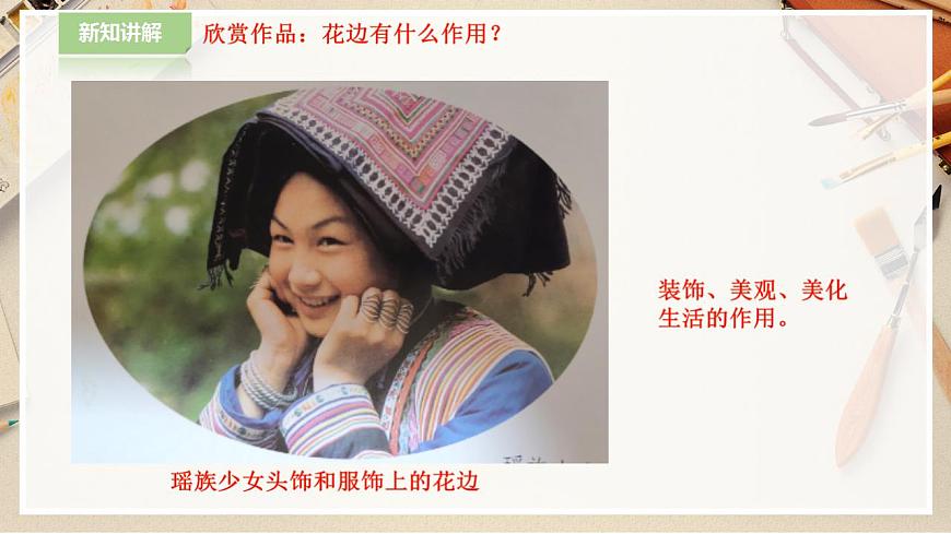 人教版 美術(shù) 二年級(jí)下冊(cè) 第九課《漂亮的花邊》課件第5頁