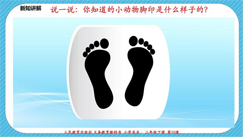 人教版 美术 二年级下册 第十课《脚印的联想》课件第4页