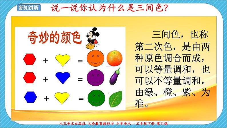 第十一课《橙色的画》课件+教案+说课课件+说课教案06