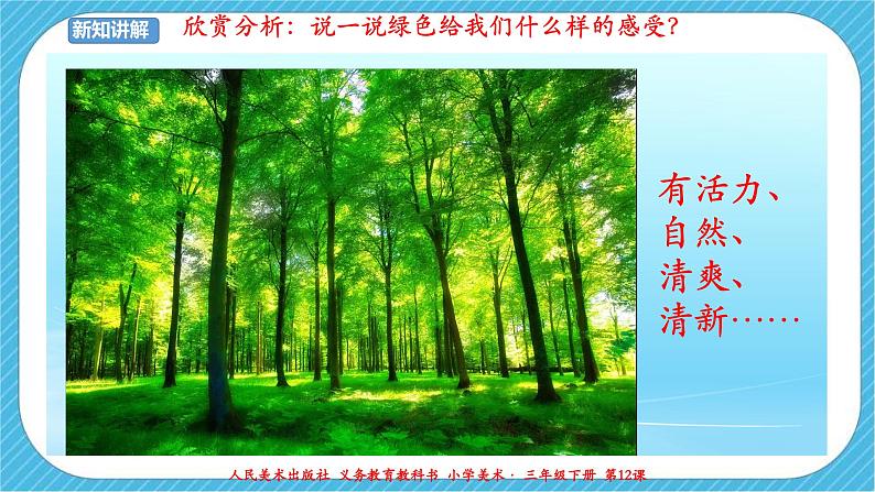 人美版美术三年级下册第十二课《绿色和紫色的画》课件第6页