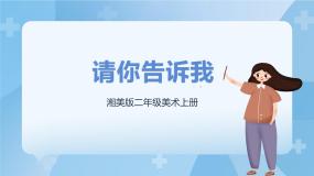 小学美术湘美版二年级上册第18课 请你告诉我完美版课件ppt
