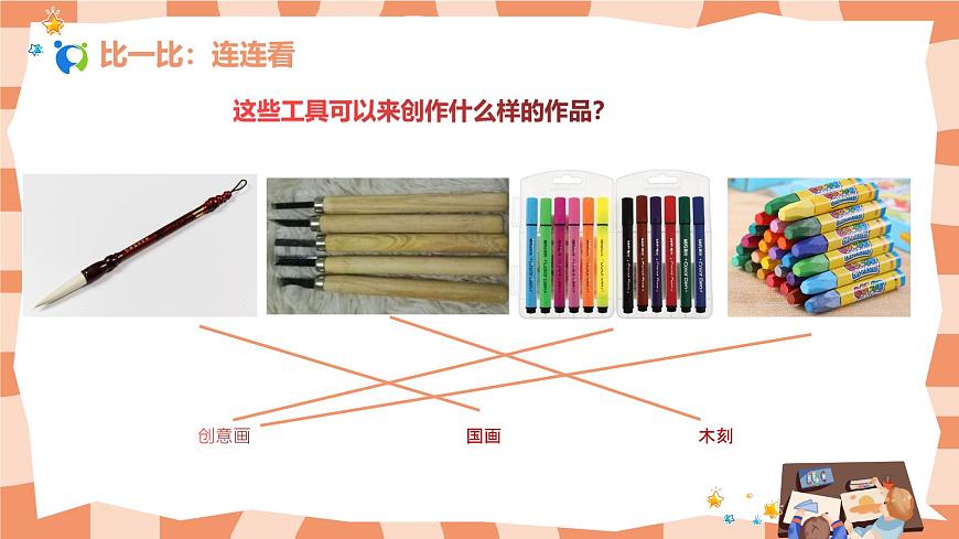 人教版美術(shù)一年級(jí)上冊(cè)第1課《認(rèn)識(shí)美術(shù)工具》課件第6頁