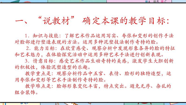 人美版 美 术三年级上册 第十六课《一张奇特的脸》说课课件第4页