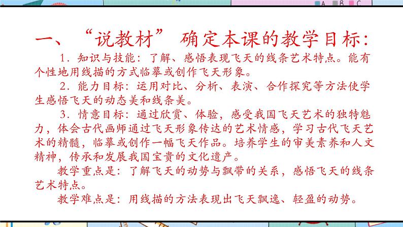 人美版美术四年级上册第7课《飞天(二)》说课课件+说课稿04