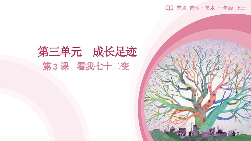 人教版（2024）小學美術 第三單元  第3課 《看我七十二變》教學課件第1頁