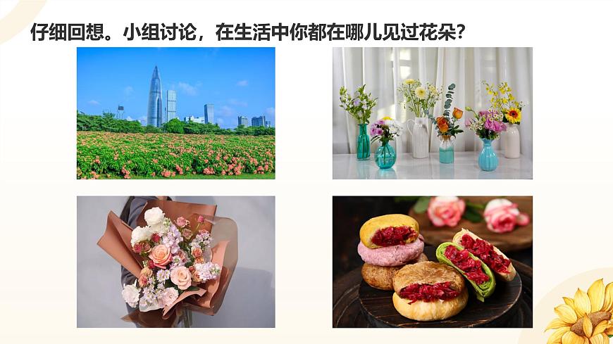 【核心素養(yǎng)目標(biāo)】湘美版小學(xué)美術(shù)一年級下冊第1課《花朵之美》授課PPT課件第6頁