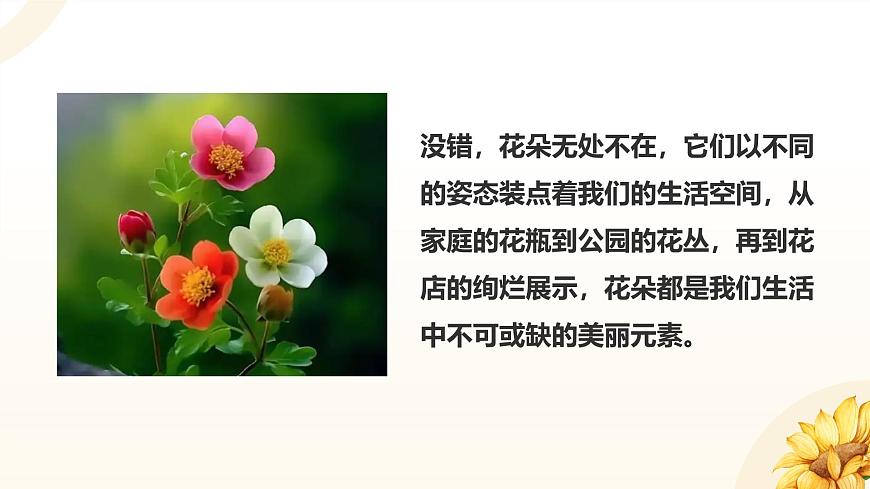 【核心素養(yǎng)目標(biāo)】湘美版小學(xué)美術(shù)一年級下冊第1課《花朵之美》授課PPT課件第7頁