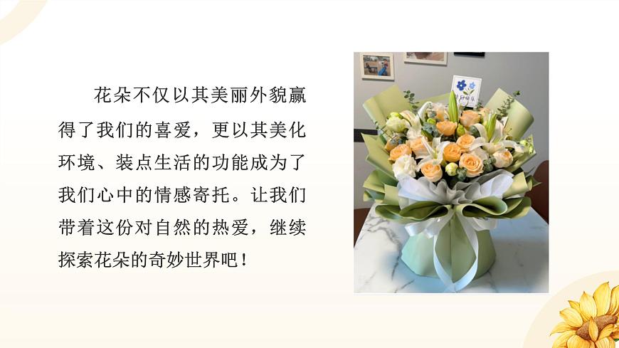 【核心素養(yǎng)目標(biāo)】湘美版小學(xué)美術(shù)一年級下冊第1課《花朵之美》授課PPT課件第8頁