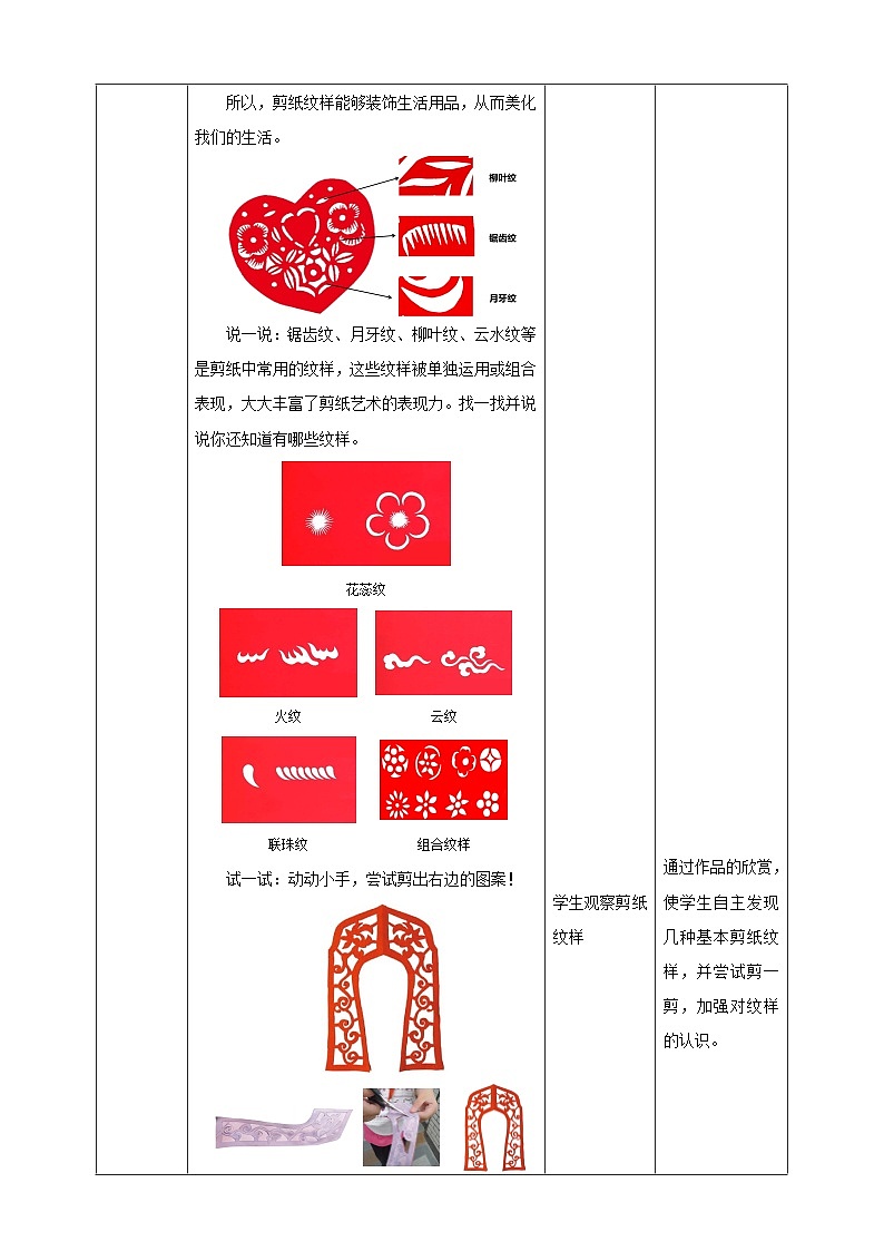 剪纹样 教学设计第3页