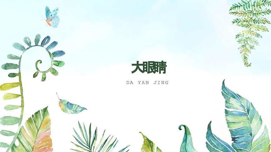 湘美版小學(xué)美術(shù)一年級上冊 第4課《大眼睛》基于標(biāo)準(zhǔn)的教學(xué)課件第2頁