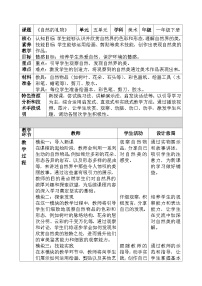 人美版（2024）一年级下册（2024）2.自然的礼物获奖教学设计