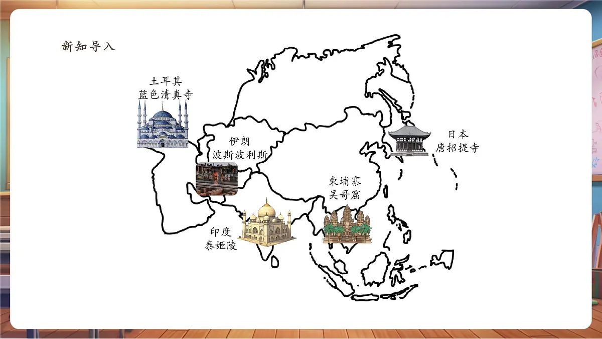 【岭南版】美术 六年级下册 第五单元 第12课《亚洲大陆之旅》课件第3页