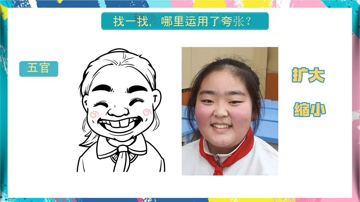 7夸张的脸 (教学课件) -2024-2025学年人教版(2012)美术五年级下册第5页