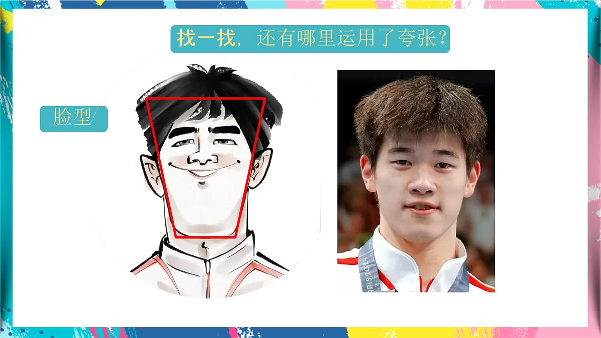 7夸张的脸 (教学课件) -2024-2025学年人教版(2012)美术五年级下册第7页