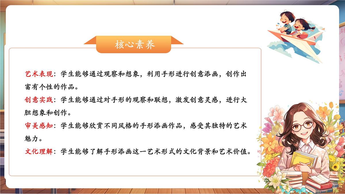 【新教材】湘美版一下第5单元第5课《手形添画》课件(23页)第2页