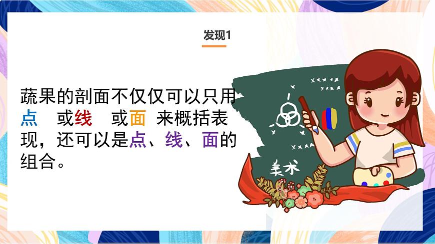 人教版美術四上 第3課《蔬果的剖面》課件第5頁
