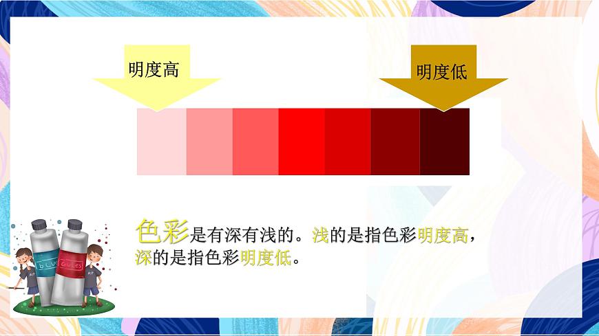 人美版五年級上冊第11課《色彩的明度》課件第8頁