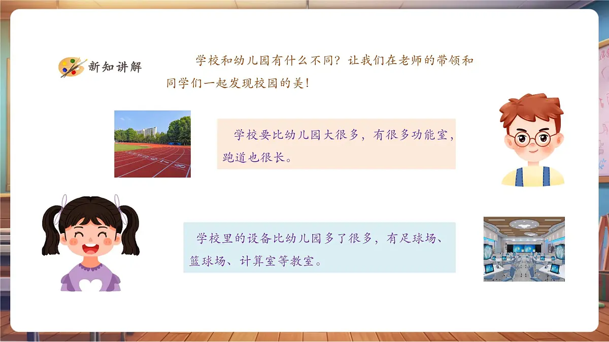 【人美版】美术 一年级上册 第一单元 3 画一画我们的学校 课时课件(26页)第5页