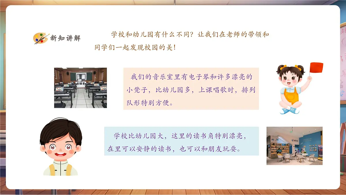 【人美版】美术 一年级上册 第一单元 3 画一画我们的学校 课时课件(26页)第6页